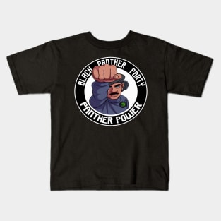 Black Panther Party Fist Logo Kids T-Shirt